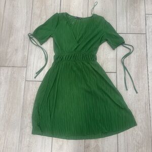 Zara Vibrant Green Mini Dress